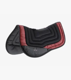 Premier Equine Anti-Slip Airflow Shockproof Racing/Training Half Pad Red/Black
