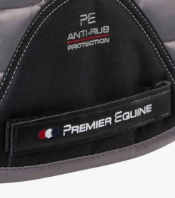 Premier Equine Armada Close Contact GP/Jump Square Grey -Lemieux Shop Armada Close Contact Anti Slip GP Jump Grey 5
