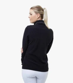 Premier Equine Ascendo Microfleece Riding Top Black -Lemieux Shop Ascendo Ladies Micro Fleece Black 2
