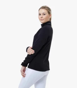Premier Equine Ascendo Microfleece Riding Top Black -Lemieux Shop Ascendo Ladies Micro Fleece Black 3