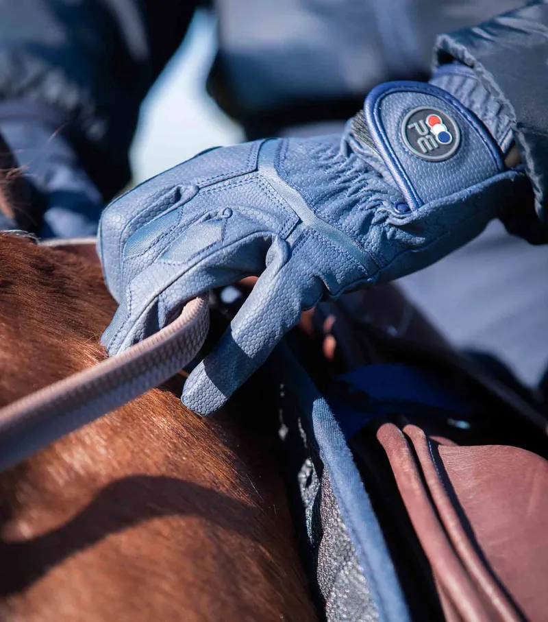 Premier Equine Ascot Horse Riding Gloves Navy 6 Premier Equine Ascot Horse Riding Gloves Navy - Image 6