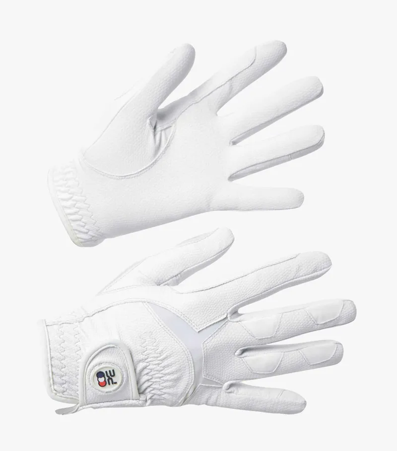 Premier Equine Ascot Horse Riding Gloves White 1 Premier Equine Ascot Horse Riding Gloves White