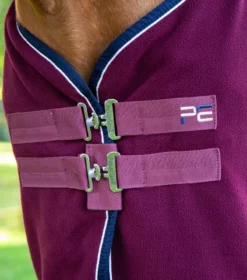 Premier Equine Asure Fleece Rug Burgundy -Lemieux Shop Asure Fleece Cooler Burgundy 3