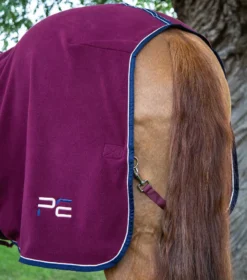 Premier Equine Asure Fleece Rug Burgundy -Lemieux Shop Asure Fleece Cooler Burgundy 6