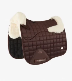 Premier Equine Atlantis CC Satin Wool Dressage Square Brown/Natural Wool
