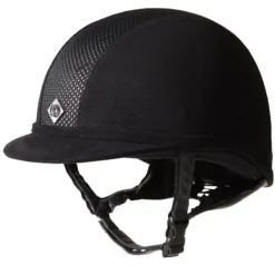 Charles Owen AYR8 Plus Riding Hat Black/Silver