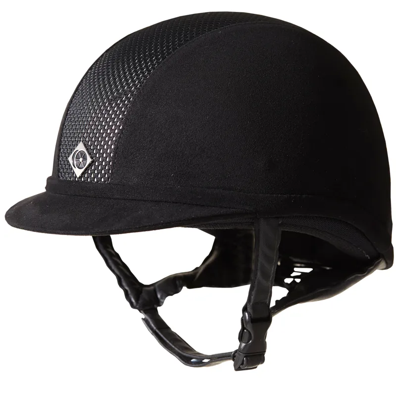 Charles Owen AYR8 Plus Riding Hat Black/Silver 1 Charles Owen AYR8 Plus Riding Hat Black/Silver