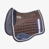 Premier Equine Azzure Anti-Slip Satin Dressage Square Brown