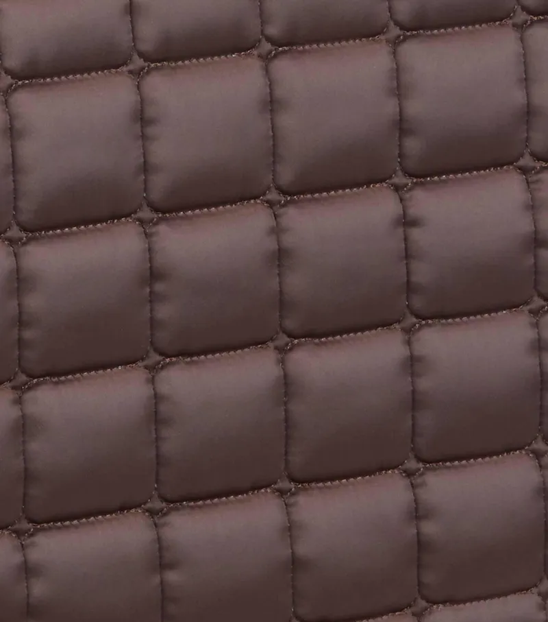 Premier Equine Azzure Anti-Slip Satin Dressage Square Brown 4 Premier Equine Azzure Anti-Slip Satin Dressage Square Brown - Image 4