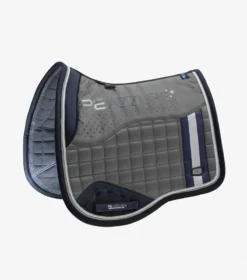 Premier Equine Azzure Anti-Slip Satin Dressage Square Grey