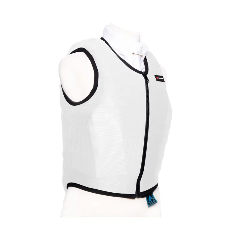 Racesafe Body Protector Cover Adults White 1 Racesafe Body Protector Cover Adults White