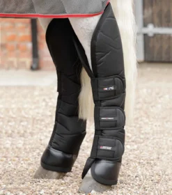Premier Equine Ballistic Knee Pro-Tech Horse Travel Boots Black -Lemieux Shop Ballistic Knee Pro Tech Travel Boots Black 2