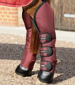 Premier Equine Ballistic Knee Pro-Tech Horse Travel Boots Burgundy 5 Premier Equine Ballistic Knee Pro-Tech Horse Travel Boots Burgundy -Lemieux Shop Ballistic Knee Pro Tech Travel Boots Burgundy 2