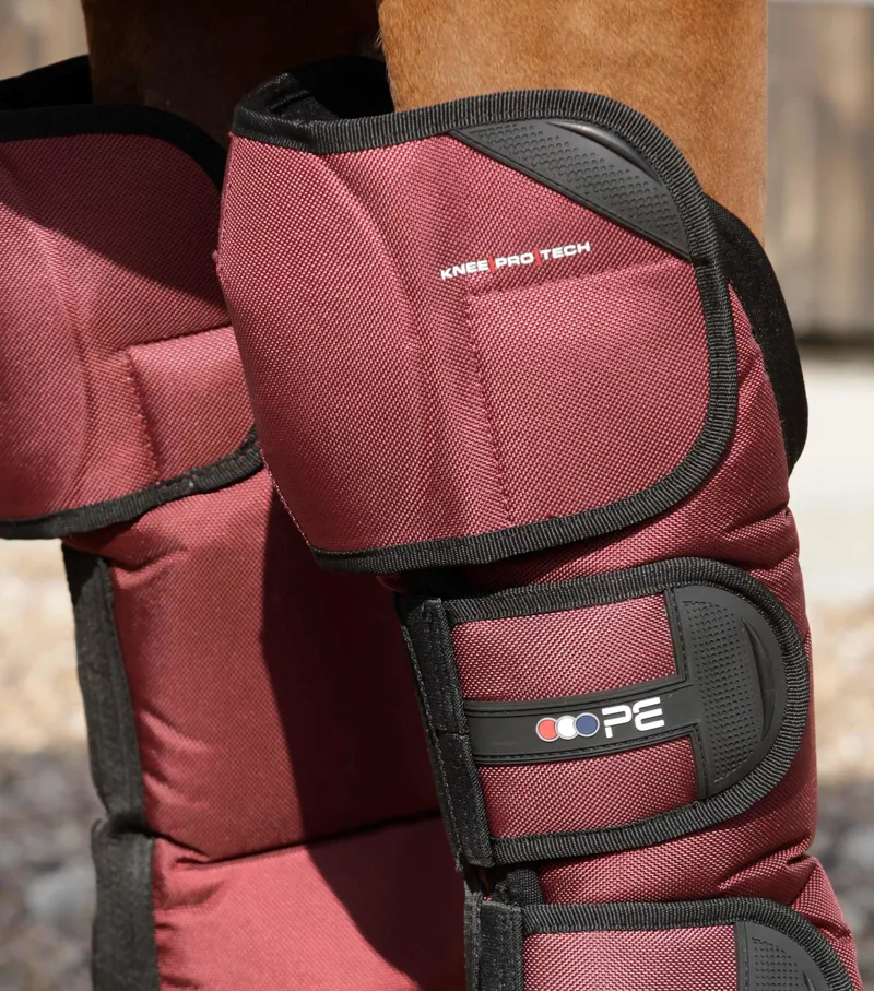 Premier Equine Ballistic Knee Pro-Tech Horse Travel Boots Burgundy 3 Premier Equine Ballistic Knee Pro-Tech Horse Travel Boots Burgundy - Image 3