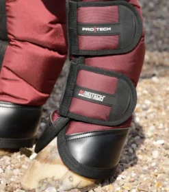 Premier Equine Ballistic Knee Pro-Tech Horse Travel Boots Burgundy 7 Premier Equine Ballistic Knee Pro-Tech Horse Travel Boots Burgundy -Lemieux Shop Ballistic Knee Pro Tech Travel Boots Burgundy 4