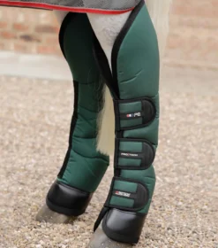 Premier Equine Ballistic Knee Pro-Tech Horse Travel Boots Green -Lemieux Shop Ballistic Knee Pro Tech Travel Boots Green 2