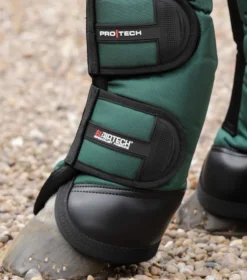 Premier Equine Ballistic Knee Pro-Tech Horse Travel Boots Green -Lemieux Shop Ballistic Knee Pro Tech Travel Boots Green 4