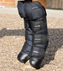 Premier Equine Ballistic Knee Pro-Tech Horse Travel Boots Navy