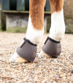 Premier Equine Ballistic No-Turn Over Reach Boots Brown/Black 6 Premier Equine Ballistic No-Turn Over Reach Boots Brown/Black -Lemieux Shop Ballistic No Turn Over Reach Boots Black Brown 2