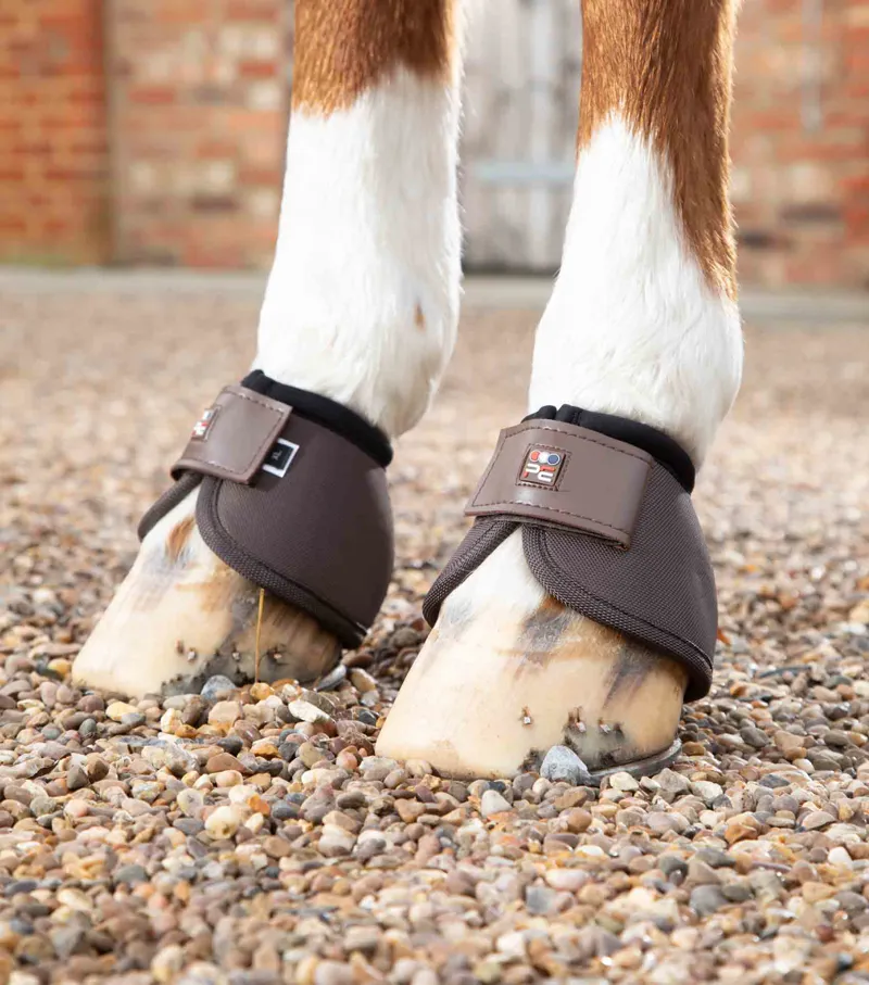 Premier Equine Ballistic No-Turn Over Reach Boots Brown/Black 1 Premier Equine Ballistic No-Turn Over Reach Boots Brown/Black