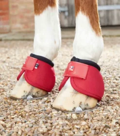 Premier Equine Ballistic No-Turn Over Reach Boots Red