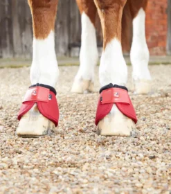 Premier Equine Ballistic No-Turn Over Reach Boots Red -Lemieux Shop Ballistic No Turn Over Reach Boots Red 3
