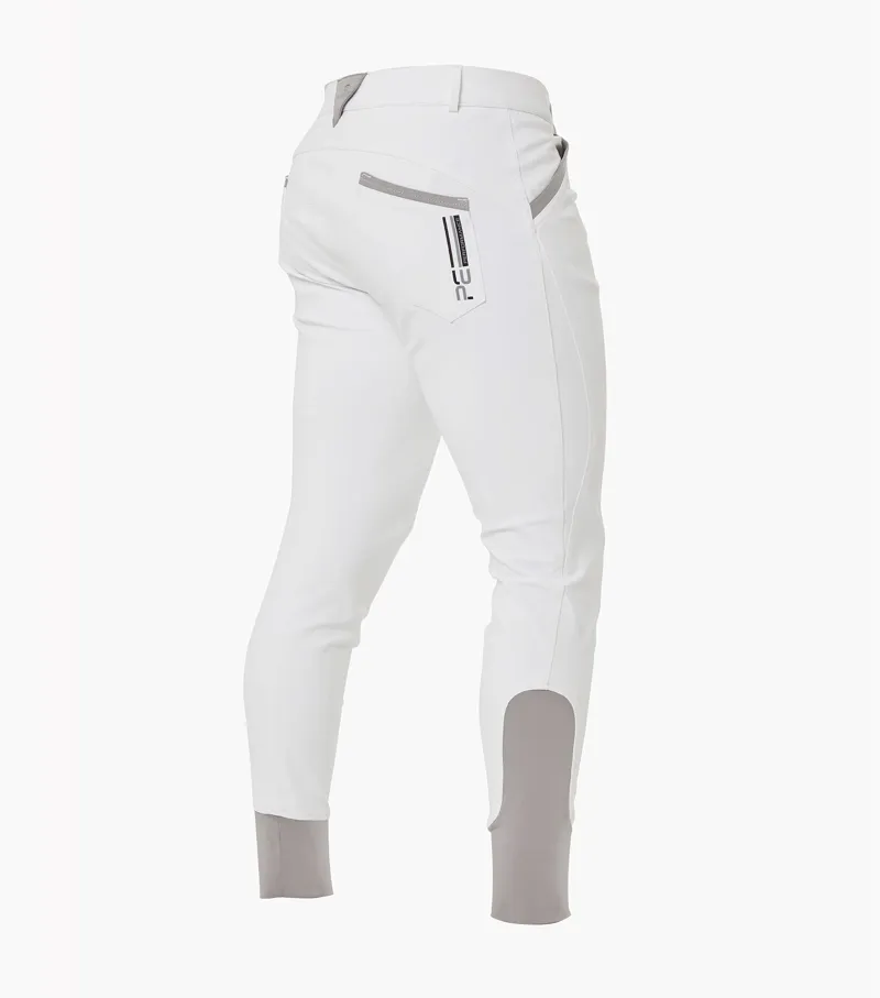 Premier Equine Barusso Men's Gel Knee Breeches White 1 Premier Equine Barusso Men's Gel Knee Breeches White
