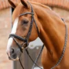 Premier Equine Bellissima Crank Bridle With Diamante Browband Black