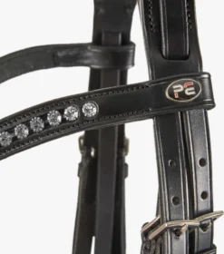 Premier Equine Bellissima Crank Bridle With Diamante Browband Black 10 Premier Equine Bellissima Crank Bridle With Diamante Browband Black -Lemieux Shop Bellissima Crank Bridle Black 3