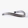 Premier Equine Bellissima Shaped Diamante Browband Black