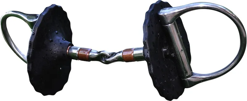 Acavallo Gel Bit Guards Black 1 Acavallo Gel Bit Guards Black