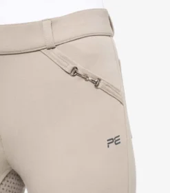 Premier Equine Brava Girls Full Seat Gel Riding Breeches Beige -Lemieux Shop Brava girls breeches beige 5