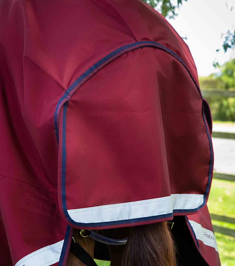 Premier Equine Titan 50g Turnout Rug With Classic Neck Cover Burgundy 6 Premier Equine Titan 50g Turnout Rug With Classic Neck Cover Burgundy - Image 6