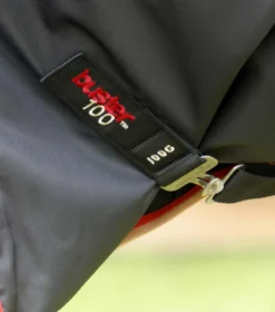 Premier Equine Buster 100g Turnout Rug With Snug-Fit Neck Cover Black 10 Premier Equine Buster 100g Turnout Rug With Snug-Fit Neck Cover Black -Lemieux Shop Buster 100 Turnout Rug Black 5