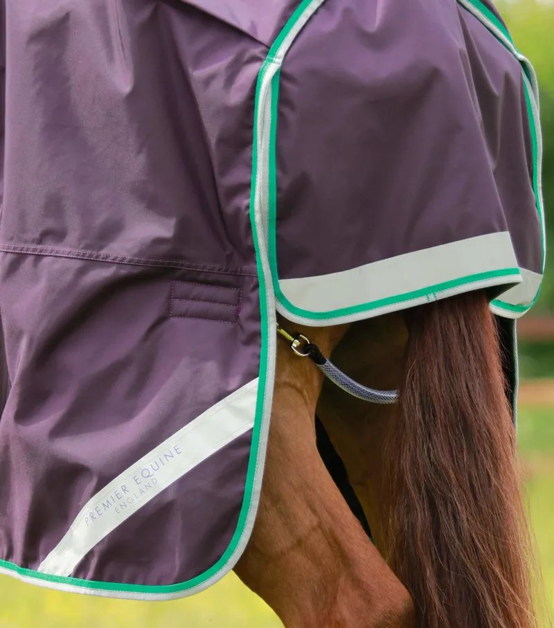 Premier Equine Buster 200g Turnout Rug With Snug-Fit Neck Cover Purple 6 Premier Equine Buster 200g Turnout Rug With Snug-Fit Neck Cover Purple - Image 6