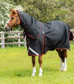 Premier Equine Buster 250g Turnout Rug With Classic Neck Cover Black