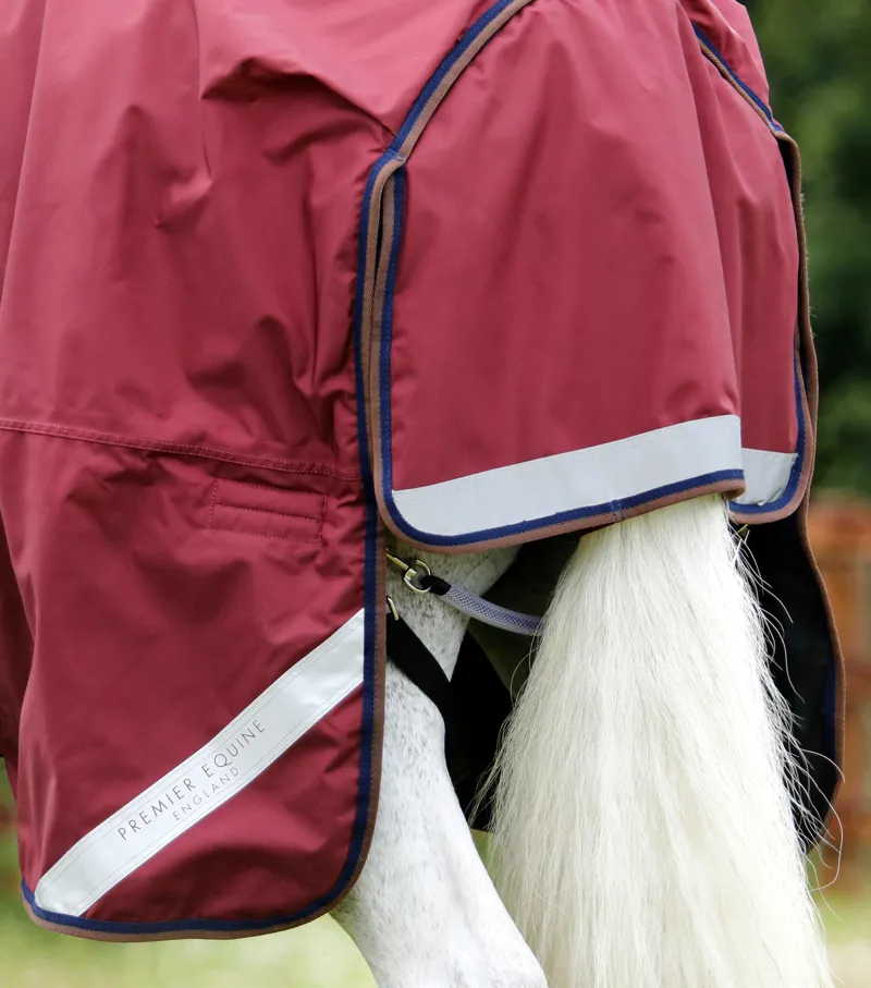 Premier Equine Buster 400g Turnout Rug With Snug-Fit Neck Cover Burgundy 6 Premier Equine Buster 400g Turnout Rug With Snug-Fit Neck Cover Burgundy - Image 6
