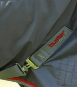 Premier Equine Buster 50g Turnout Rug With Snug-Fit Neck Cover Grey -Lemieux Shop Buster 50 Turnout Rug Grey 5