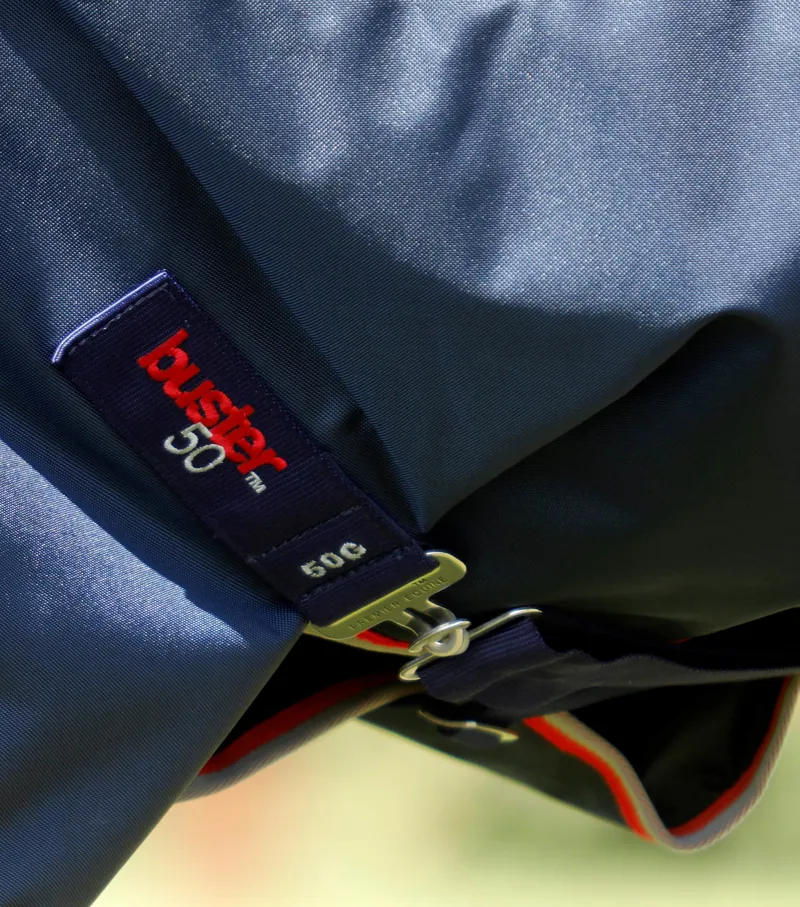 Premier Equine Buster 50g Turnout Rug With Snug-Fit Neck Cover Navy 5 Premier Equine Buster 50g Turnout Rug With Snug-Fit Neck Cover Navy - Image 5