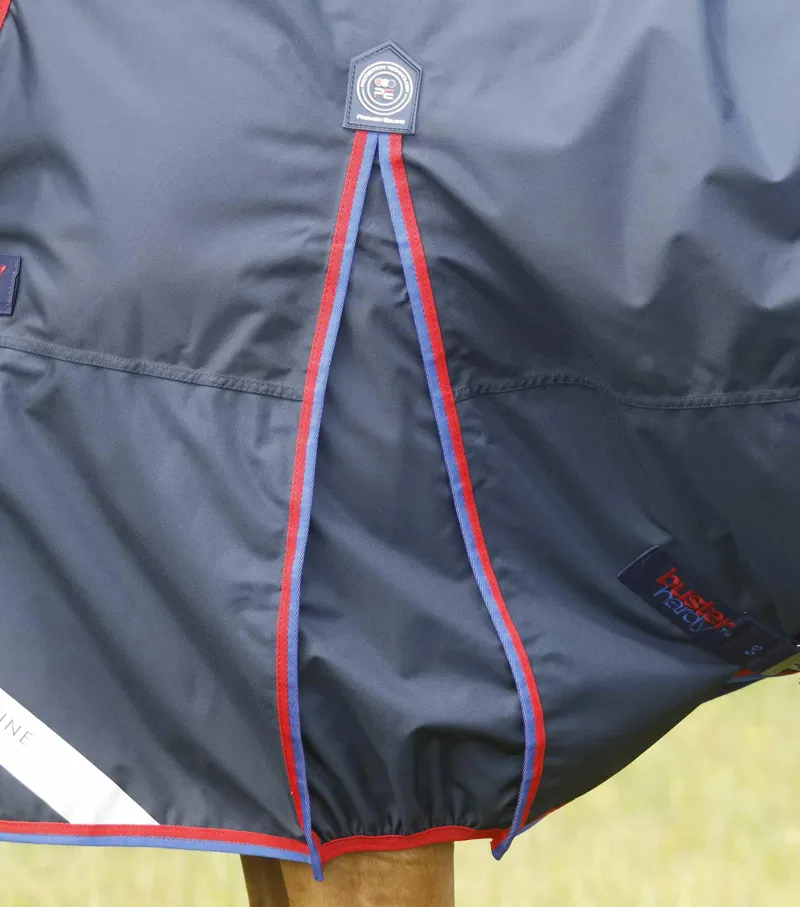 Premier Equine Buster Hardy 0g Half Neck Turnout Rug Navy 4 Premier Equine Buster Hardy 0g Half Neck Turnout Rug Navy - Image 4