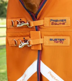 Premier Equine Buster Hardy 200g Half Neck Turnout Rug Orange -Lemieux Shop Buster Hardy Burnt Orange 3