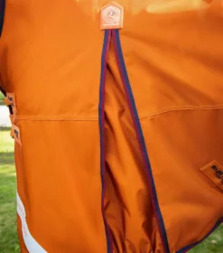 Premier Equine Buster Hardy 200g Half Neck Turnout Rug Orange -Lemieux Shop Buster Hardy Burnt Orange 4