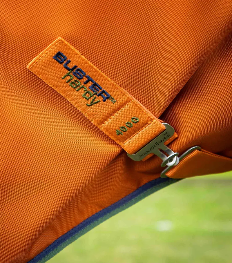 Premier Equine Buster Hardy 400g Half Neck Turnout Rug Burnt Orange 4 Premier Equine Buster Hardy 400g Half Neck Turnout Rug Burnt Orange - Image 4