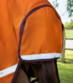 Premier Equine Buster Hardy 200g Half Neck Turnout Rug Orange -Lemieux Shop Buster Hardy Burnt Orange 6