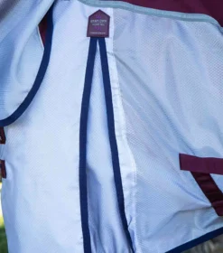 Premier Equine Buster Stay-Dry Super Lite Fly Rug With Surcingles Wine -Lemieux Shop Buster Stay Dry Super Lite Fly Rug Wine 4