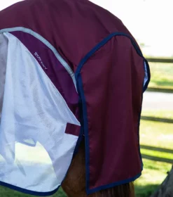 Premier Equine Buster Stay-Dry Super Lite Fly Rug With Surcingles Wine -Lemieux Shop Buster Stay Dry Super Lite Fly Rug Wine 6