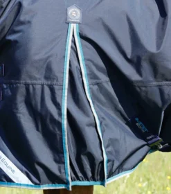 Premier Equine Buster Storm 100g Combo Turnout Rug With Snug-Fit Neck Navy -Lemieux Shop Buster Storm 100 Turnout Rug Navy 4