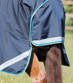 Premier Equine Buster Storm 100g Combo Turnout Rug With Snug-Fit Neck Navy -Lemieux Shop Buster Storm 100 Turnout Rug Navy 6