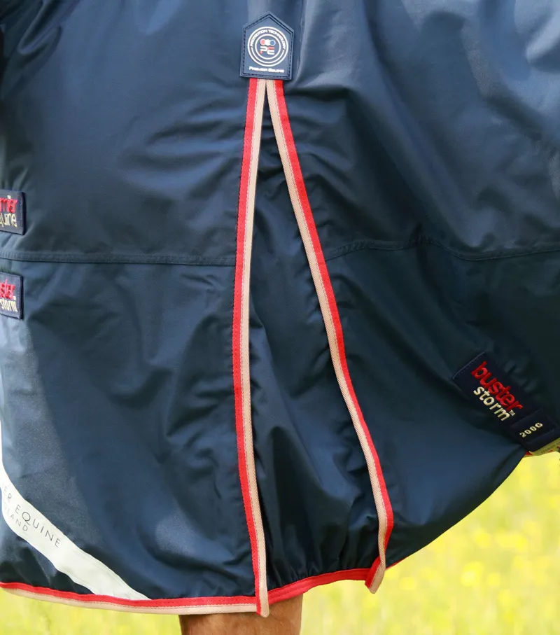 Premier Equine Buster Storm 200g Combo Turnout Rug With Snug-Fit Neck Navy 4 Premier Equine Buster Storm 200g Combo Turnout Rug With Snug-Fit Neck Navy - Image 4