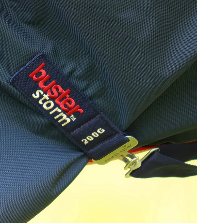Premier Equine Buster Storm 200g Combo Turnout Rug With Snug-Fit Neck Navy 5 Premier Equine Buster Storm 200g Combo Turnout Rug With Snug-Fit Neck Navy - Image 5